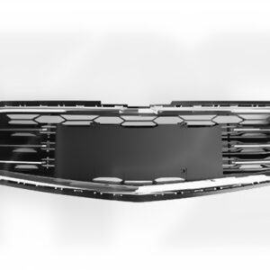 nakladka1209 Решітка бампераі середня Chevrolet Malibu 2016-2019 з хром. молдингами