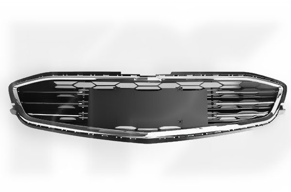 nakladka1209 Решітка бампераі середня Chevrolet Malibu 2016-2019 з хром. молдингами