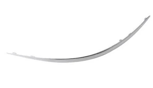 nakladka1232 Молдинг накладки бампера переднього Mercedes E-Class W211 2006-2009 правий хром