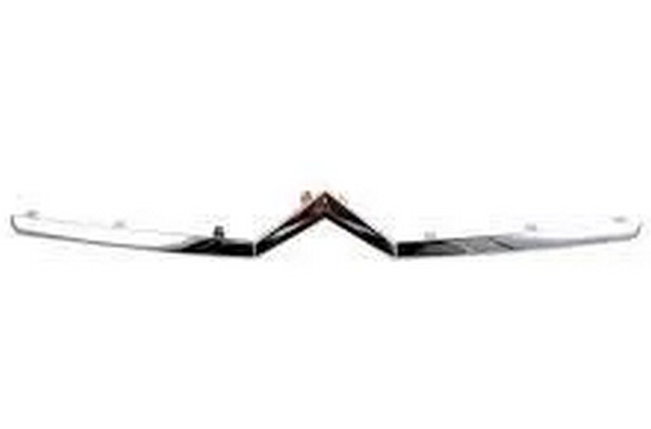 nakladka1281 Накладка на капот Citroen C4 2005-2009 нижня хром
