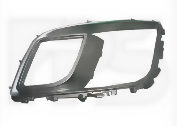 Накладка Решітка бампера Mazda 6 2008-2010 Sport ліва з отвором під ПТФ