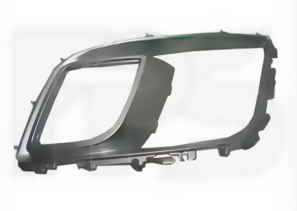 nakladka1326 Накладка Решітка бампера Mazda 6 2008-2010 Sport права з отвором під ПТФ