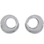 Окуляр Решітка під ПТФ Peugeot 307 2005-2007 хром лівий та правий GS 5514 D302-X