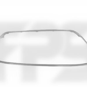 nakladka1334 Рамка решітки в бампері Fiesta 2009-2013 хром.