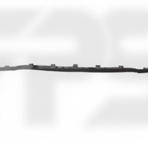 nakladka135 Накладка переднього бампера нижня Nissan Micra 2003-2010