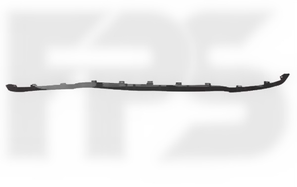 nakladka135 Накладка переднього бампера нижня Nissan Micra 2003-2010