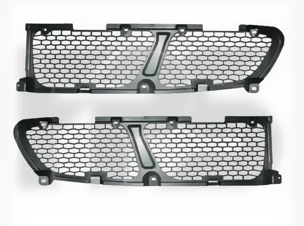 nakladka1357 Решітка в бампер Hyundai H-1 1997-2005 ліва+права комплект 2 шт.