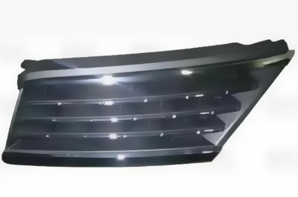 nakladka137 Радіаторна решітка права Nissan Tiida 2005+ смужки