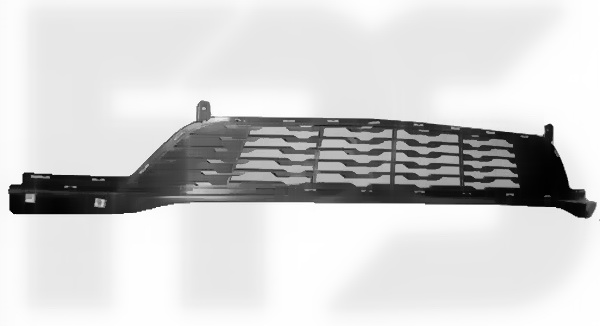 nakladka1404 Решітка бампераі середня Kia Rio 2011-2014