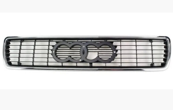 nakladka1441 Радіаторна решітка Audi 80 1991-1994 хром чорна