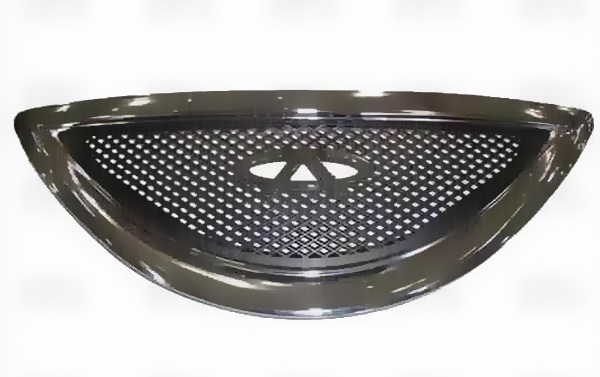 Радіаторна решітка Chery Jaggi 2006-2010 хром рамка