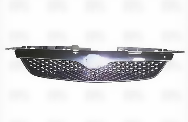 Радіаторна решітка Mazda 323 1998-2001 з хром накладкою