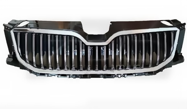 Радіаторна решітка Skoda Octavia A7 2013-2017 хром рамка хром ребра