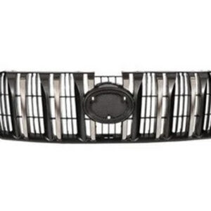 nakladka1582 Радіаторна решітка Toyota Land Cruiser Prado 150 2010+ хром. чорн.