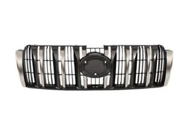 nakladka1582 Радіаторна решітка Toyota Land Cruiser Prado 150 2010+ хром. чорн.