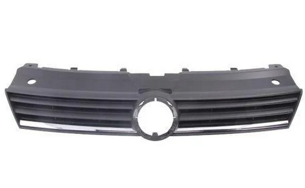 Радіаторна решітка Volkswagen Polo 2015-2018 хетчбек з хром молдингом