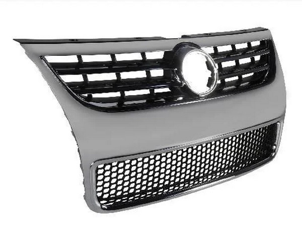 Радіаторна решітка Volkswagen Touareg 2007-2009 хром верхня друга частина