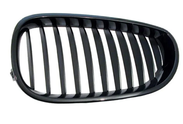 nakladka1604 Радіаторна решітка ліва BMW 5 E60 2003-2010 ребра+рамка чорні