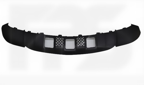 nakladka1631 Накладка переднього бампера нижня Mercedes-Benz ML-class W164 2005-2008