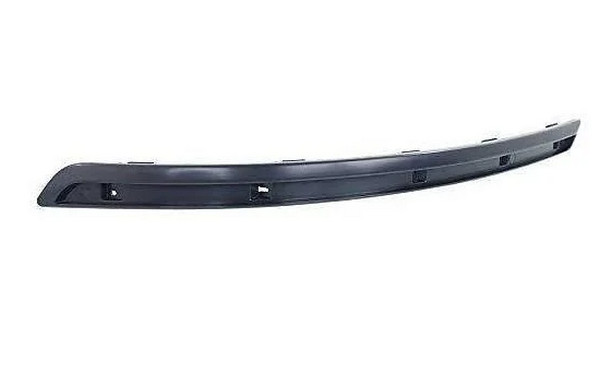 nakladka206 Накладка на бампер Hyundai Sonata 2008-2010 з отвором під хром. Молдинг - ліва