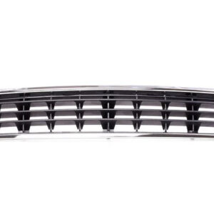 nakladka216 Решітка в бампер середня Audi A4 B6 2001-2004 хром/чорна