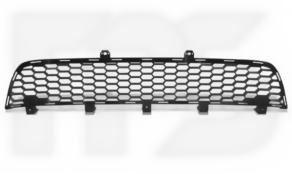 nakladka225 Решітка в бампер Mitsubishi Pajero Sport 2 2009-2013 середня