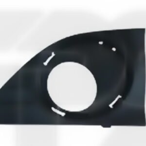 Решітка в бампер чорна з отвором Renault Logan / Sandero 2013-2017 ліва+права