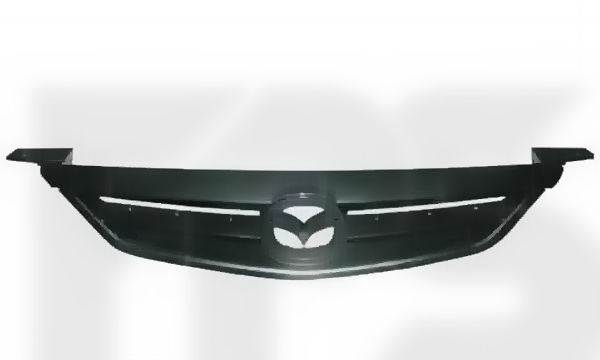 Радіаторна решітка Mazda 323 BJ 2001-2003 комплект під фарбування