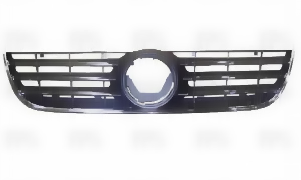 Радіаторна решітка Volkswagen Polo 2005-2009 хром/чорна