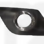 Решітка бампера переднього ліва з отвором + хром окуляр Mazda 3 BM 2013-2016 FP 4424 317