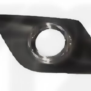 nakladka327 Решітка бампера переднього ліва з отвором + хром окуляр Mazda 3 BM 2013-2016