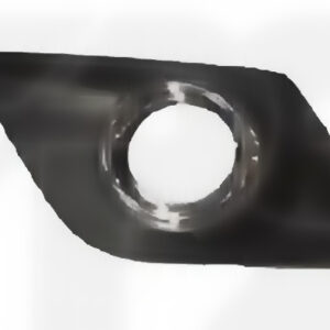 nakladka328 Решітка бампера переднього права з отвором + хром окуляр Mazda 3 BM 2013-2016