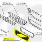 Решітка бампераі Volkswagen Touareg 2007-2009 середня чорна Решітка бампераі Volkswagen Touareg 2007-2009 середня чорна GS 7404 D304