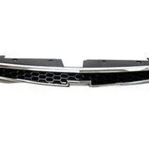 nakladka4 Решітка в бампер Chevrolet Cruze 2009+ середня між капотом і бампером хром./чорна