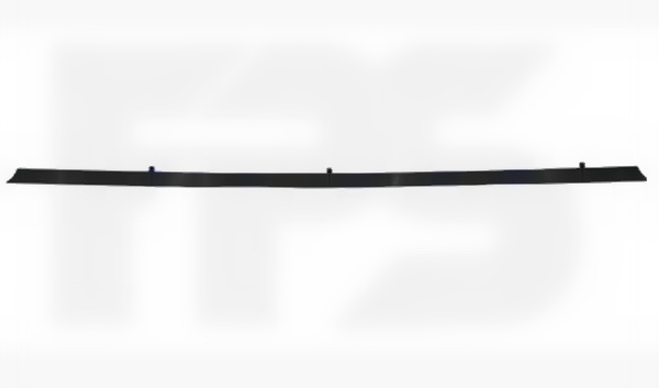 nakladka444 Накладка переднього бампера нижня Renault Megane 2016+