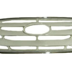 Радіаторна решітка Hyundai Santa Fe 2009-2012 з вузькою хром рамкою 6900511986