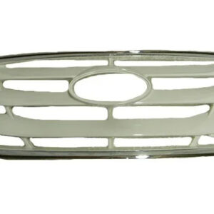 Радіаторна решітка Hyundai Santa Fe 2009-2012 з вузькою хром рамкою