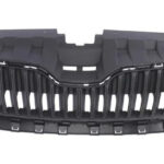 Радіаторна решітка чорна без отвору під Молдинг Skoda Fabia 2014+ GS 6418 D306