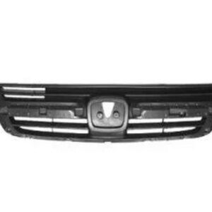 Радіаторна решітка Honda CR-V 2 2002-2004 з хром накладкою