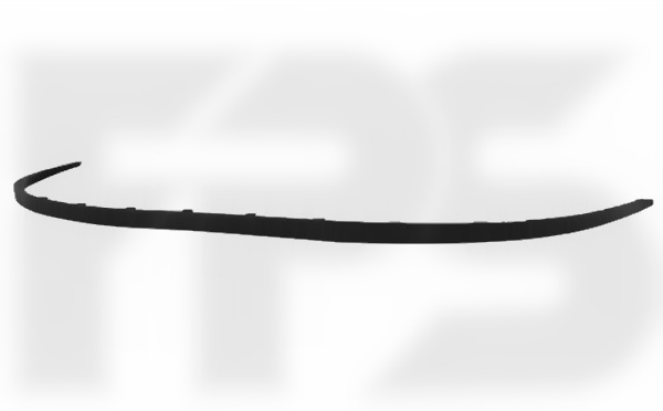 nakladka678 Накладка переднього бампера нижня Hyundai Elantra HD 2006-2010