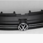 Радіаторна решітка Volkswagen Polo 5 седан 2009-2015 два хрома FP 7415 H2-P