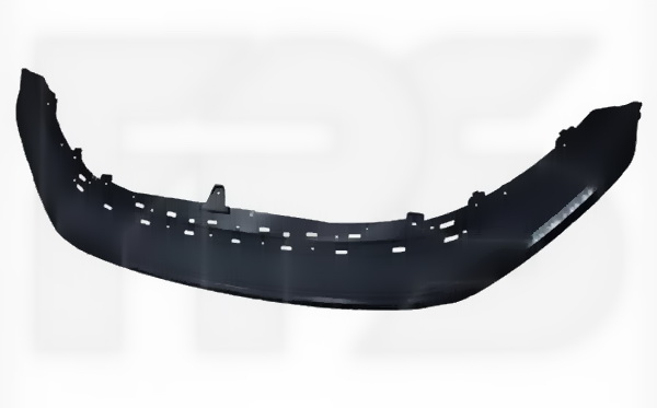 nakladka716 Накладка переднього бампера нижня Volkswagen Polo Sedan 2009-2015