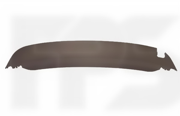 Накладка заднього бампера нижня Volkswagen Golf 6 2009-2012 хетчбек без вирізу під вихлоп