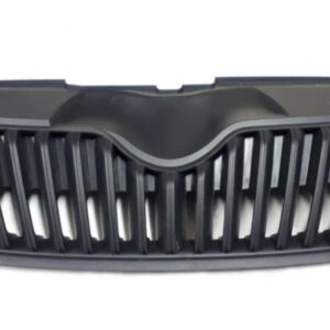 Радіаторна решітка Skoda Fabia 2007-2010 хром ребра нижній рант хром