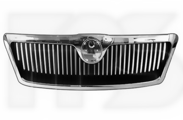 nakladka765 Радіаторна решітка Skoda Octavia A5 2005-2009