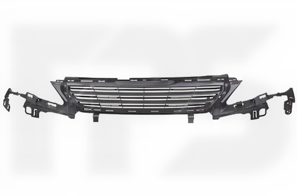 Радіаторна решітка Peugeot 308 2013-2017 під ДХО