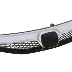 Радіаторна решітка Honda Civic 4d 2009-2012 чорна з хром накладкою