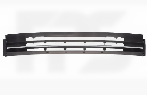 nakladka931 Решітка в бампер середні Volkswagen Passat B8 Америка 2016+ з хром молдингом без отвору під п/тронік