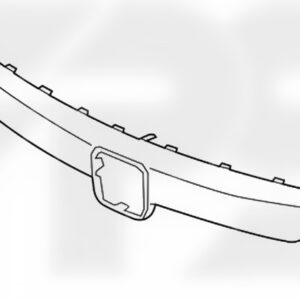 Накладка радіаторної решітки глянець Honda Accord 10 2018+ седан