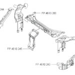 Ремчастина передньої панелі верхня Mercedes 211 E-Class 2002-2009 6984411593